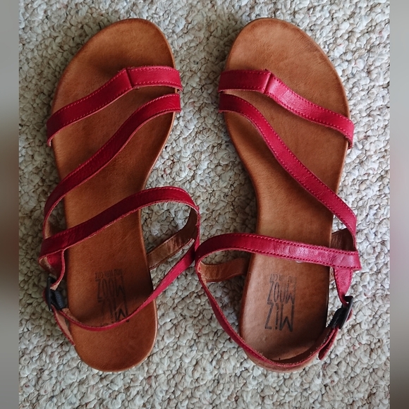 miz mooz alana red Strappy Sandals size 8 - Picture 3 of 13
